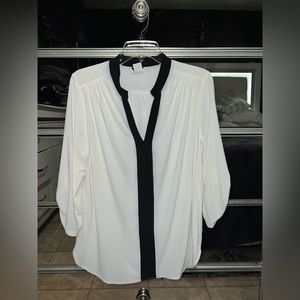 Off white loose dressy top size L
